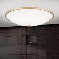 Deckenleuchte Glas Metall E27 D: 56,5 cm rund