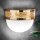 Wandlampe Glas Metall E27 B: 33 cm 2-flammig Jugendstil