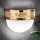 Wandlampe Glas Metall E27 B: 33 cm 2-flammig Jugendstil