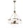 Pendelleuchte Messing massiv Glas 70 cm breit E14 ALWIN