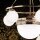 Pendelleuchte Messing massiv Glas 70 cm breit E14 ALWIN