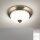 Deckenlampe Metall Glas E14 D: 26,5 cm 2-flammig rund