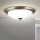 Deckenleuchte Metall Glas E27 rund D: 48 cm 3-flammig