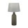 Nachttischlampe Keramik Stoff E27 56 cm Braun Grau