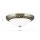 Deckenleuchte Glas Metall G9 rund D: 28 cm 2-flammig