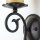 Wandlampe Metall Glas E14 37 cm hoch Antik Weiß MATHIAS