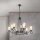 Kronleuchter Glas Metall E14 79 cm breit H: 182 cm