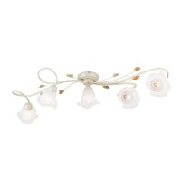 Deckenlampe Metall Glas E14 Landhausstil OSKAR