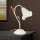 Tischleuchte Metall Glas 33 cm hoch E14 Landhaus OSKAR