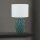 Nachttischlampe Keramik Stoff E27 49,5 cm hoch Modern