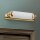 Wandlampe Messing massiv Glas 27,5 cm breit E14 VIKTOR