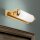 Wandlampe Messing massiv Glas 27,5 cm breit E14 VIKTOR