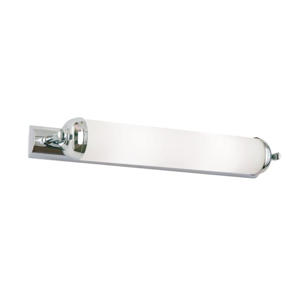 Wandlampe Echt-Messing Glas E14 41,5 cm breit 2-flammig