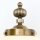 Wandlampe Messing massiv Glas H: 32 cm E27 Jugendstil