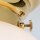 Deckenlampe Messing massiv Glas rund D: 18 cm E27