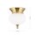 Deckenlampe Messing massiv Glas rund D: 18 cm E27
