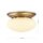 Deckenlampe Messing Glas E27 rund Ø 40 cm 2-flammig