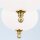 Deckenlampe Messing Glas E27 B: 55 cm 4-flammig VIKTOR