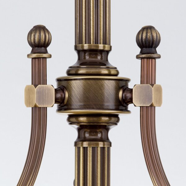 Pendelleuchte Glas Messing E27 B: 55 cm H: 122 cm
