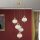 Pendelleuchte Messing massiv Glas 55 cm breit E27