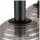 Deckenlampe Rauchglas Metall Schwarz E27 53,5 cm 3-flmg