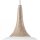 Hängelampe Holz Glas blendarm L:97 cm E14 3-flammig