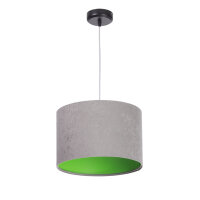 Suspension JERRY Gris Vert R&eacute;tro ronde Table de...