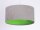 Suspension ronde Tissu Abat-jour Gris Vert Table à manger JERRY