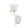 Wandleuchte Shabby Blumen Creme Weiß Landhaus
