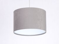 Lampe à suspendre Gris Blanc Rétro ronde...