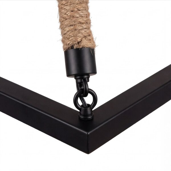 Kronleuchter Metall Rauchglas E27 B: 40 cm 4-flammig