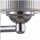 Wandleuchte Metall E27 23 cm hoch Chrom Modern