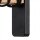 Wandlampe Metall E27 16 cm hoch geflammtes Holz Schwarz