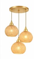Hängeleuchte Metall Korb Schirm E27 30 cm breit Modern