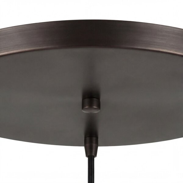 Pendelleuchte Korb Schirm Metall E27 B: 30 cm 3-flammig