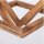 Pendelleuchte Metall Holz E27 H: max. 130 cm eckig