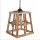 Pendelleuchte Metall Holz B: 23 cm H: max. 130 cm E27