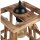 Pendelleuchte Metall Holz B: 23 cm H: max. 130 cm E27