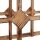 Hängelampe Metall Holz E27 H: max. 115 cm 3-flammig
