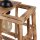 Hängelampe Metall Holz E27 H: max. 115 cm 3-flammig