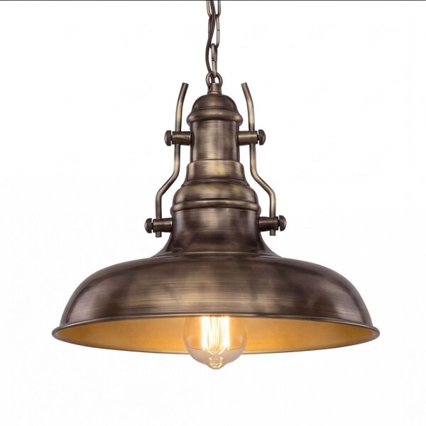 Pendelleuchte Metall B: 32 cm H: max. 72 cm E27 rund