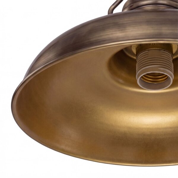 Pendelleuchte Metall B: 32 cm H: max. 72 cm E27 rund