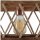 Pendelleuchte Holz Metall E27 H: max. 80 cm 3-flammig