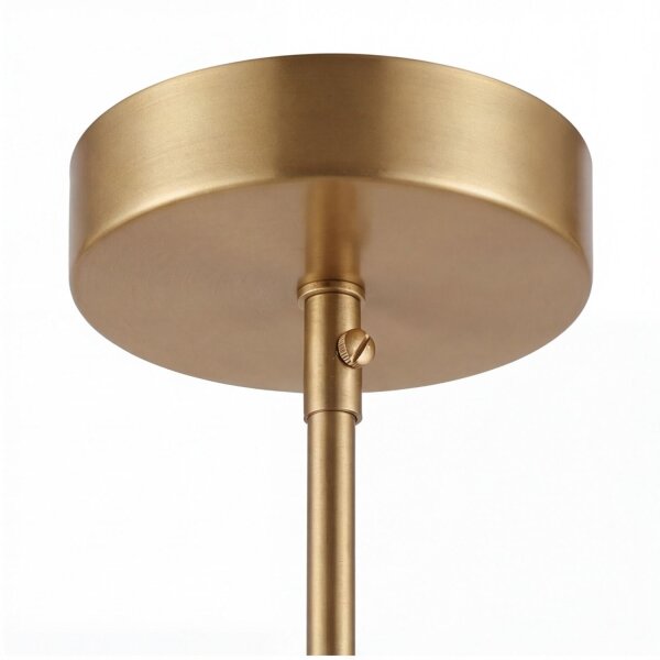 Pendelleuchte Metall Glas E27 H: max. 63 cm 4-flammig