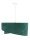 Lampe à suspendre de table Vert foncé Multicolore