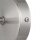 Wandleuchte Metall Stoff 26 cm hoch in Silber Grau E27