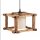 Pendelleuchte Metall Holz 32 cm breit H: max. 120 cm