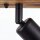 Spot Lampe Holz Metall verstellbar E27 2-flammig RETHEN