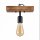 Spot Lampe Wand Holz Metall E27 verstellbar länglich