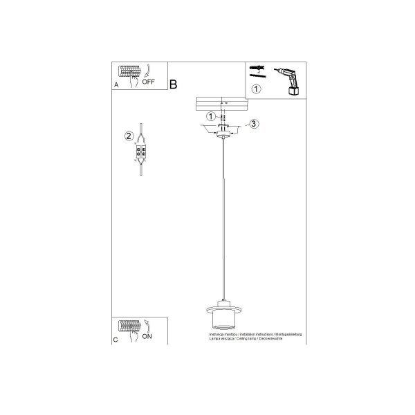 Hängelampe Holz Beton E27 22 cm Pendelleuchte Esstisch
